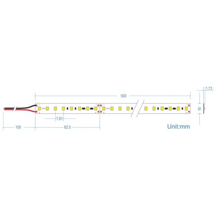 Ταινία LED Jazz 18W IP20 24V 128LED 5m 3000K