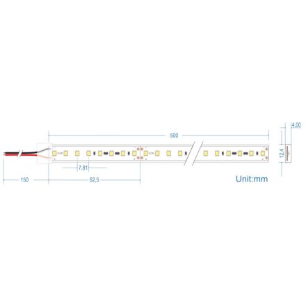 Ταινία LED Jazz 18W 24V 128LED IΡ67 5m 2700K 