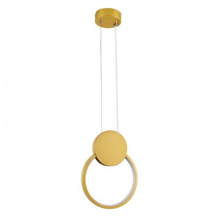 CYCLOS Κρεμαστό Φωτιστικό Design LED 9W 3CCT - Χρυσό