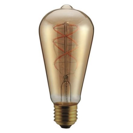 Λάμπα LED St64 Filament 5W 2000K Dimmable Gold