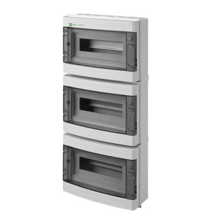 Πίνακας Εξωτερικός LUX 3x12 IP65 PE+N