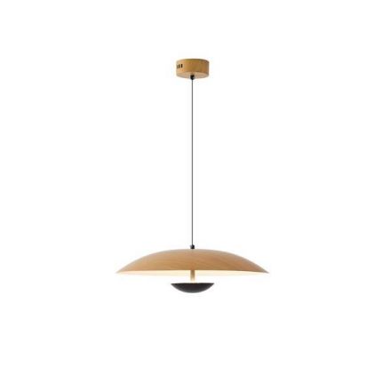 Κρεμαστό Φωτιστικό  Μονόφωτο LED 7W 338Lm 3000K - Εφέ Ξύλου - APSIS