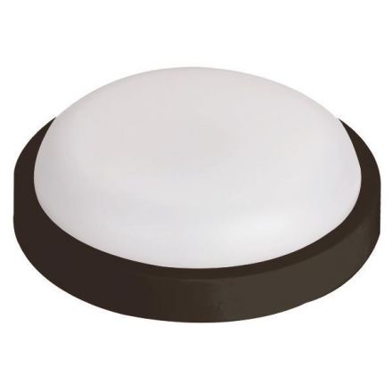 Φωτιστικό Τοίχου Στρογγυλό LED 18W Φ200X55 3000K IP54 Μαύρο PLUS Arte Illumina