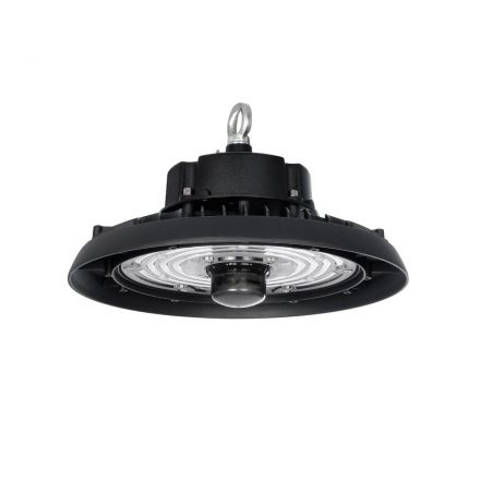 INDUSTRY 61705 Βιομηχανικό Φωτιστικό Καμπάνα High Bay UFO Τεχνολογίας Smart Group Linkable Control System 2.4Ghz με Αισθητήρα Κίνησης Microwave LED 150W 22500lm SDCM<5 90° AC 85-265V Αδιάβροχο IP65 IK08 Μαύρο Χυτό Αλουμίνιο - Φυσ