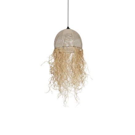 PLUVIA 205-0082 Κρεμαστό Φωτιστικό Boho 1xE27 Μπεζ