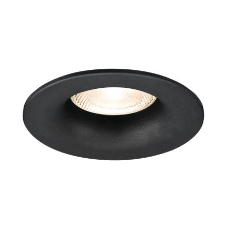 Στρογγυλό Χωνευτό LED Spot MR16 Tetra 8cm Μαύρο