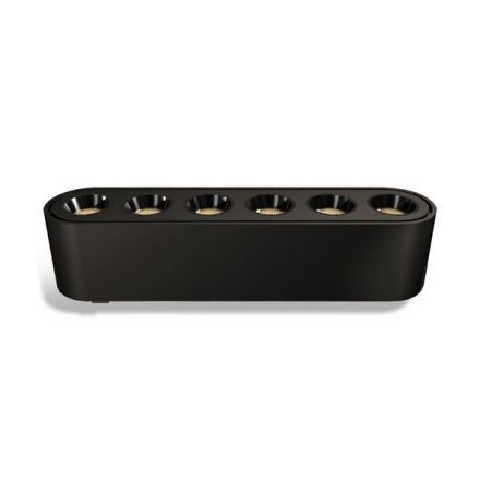 Φωτιστικό Μαύρο Μαγνητικής Ράγας Ultra Slim 16W 3CCT 100⁰
