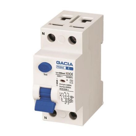 Ρελε Διαρροης 2Χ63Α 6Ka 300Ma Gacia Type A