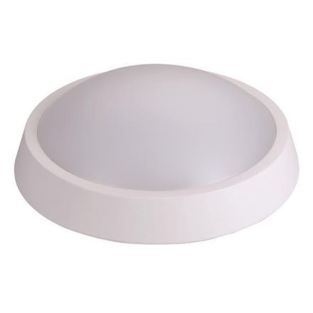 Φωτιστικό Τοίχου Στρογγυλό LED 24W Φ270X93 4000K IP65 Λευκή PLUS Arte Illumina