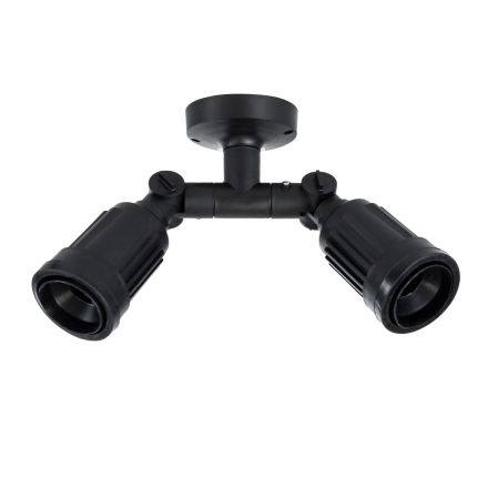 GRASEDO Βάση Κήπου PAR38 -  IP67 - Υψηλής Αντοχής ABS - VDE Certified - Μ40 x Π9.5 x Υ22cm - Μαύρο