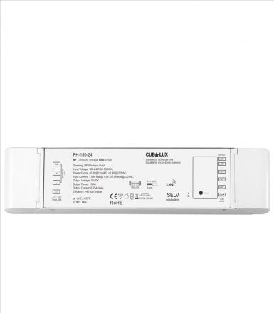 Cubalux LED Driver Dimmable 0-10V-Push Button 150W 24V DC IP20