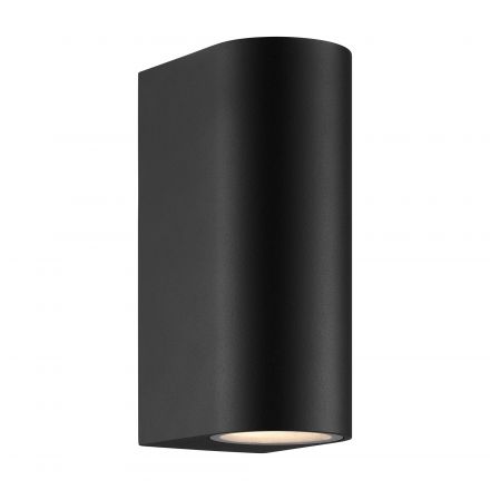 Nordlux Επίτοιχο Φωτιστικό 2xGU10 Μαύρο Αλουμίνιο Dion IP54