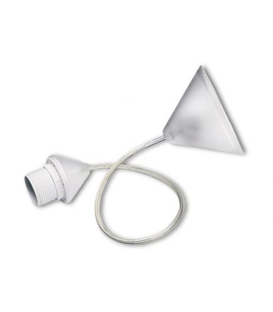 Cubalux Ανάρτηση 0.80cm Με Ντουί Ε27 Και Ροδέλα Διάφανο