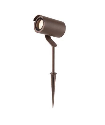 Zambelis Lights Καρφωτό Σποτ Κήπου LED 1xGU10 Αλουμίνιο Καφέ IP65