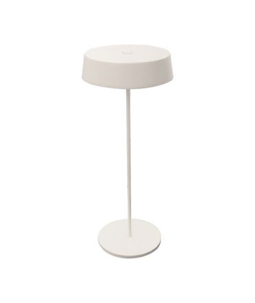 Zambelis Lights Επιτραπέζιο Φωτιστικό Φορητό LED 2.2W IP54 Λευκό Ματ