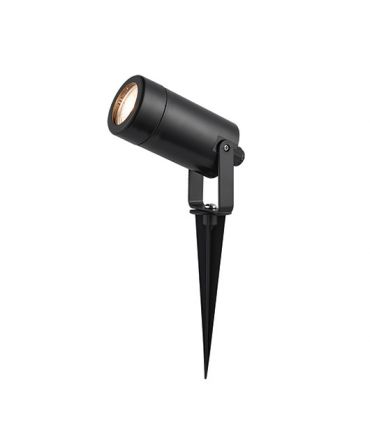 Zambelis Lights Καρφωτό Φωτιστικό Κήπου LED 1xGU10 ABS IP54 Μαύρο E312