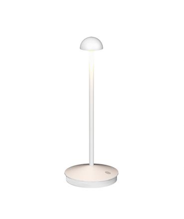 Zambelis Lights Επιτραπέζιο Φωτιστικό Φορήτο LED 2W IP54 Λευκό Ματ