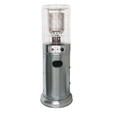 Θερμαστρα Υγραεριου Κυκλικη Mini 1,35M 11Kw Inox (Stainless Steel)
