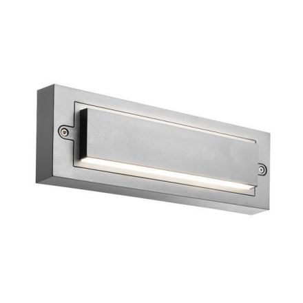 Φωτιστικό Τοίχου LED 12W 230X90X100 3CCT IP65 Γκρι 