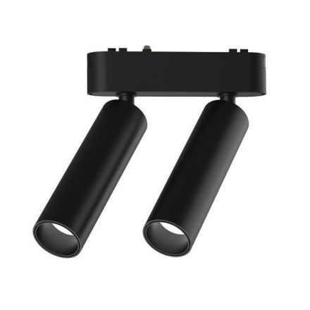 Σποτ Μαγνητικής Ράγας Ultra Slim Μαύρο 2x7W 3CCT
