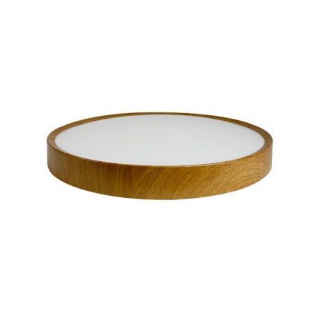 Πλαφονιέρα LED 24W Φ370xH65MM 3 CCT Δρυς