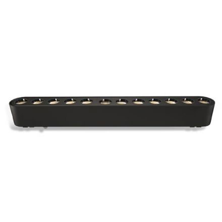 Φωτιστικό Μαύρο Μαγνητικής Ράγας Ultra Slim 16W 3CCT 36⁰