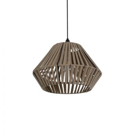 NUI 205-0067 Κρεμαστό Φωτιστικό Boho 1xE27 Μπεζ