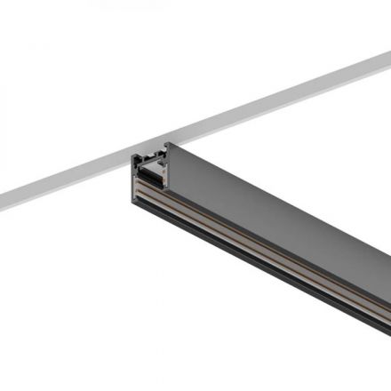Μαγνητική Ράγα 48V Μαύρη 2m 26.4×28