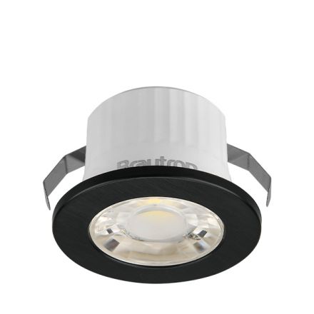Mini Spot LED 3W 38° 3000K IP54 Μαύρο