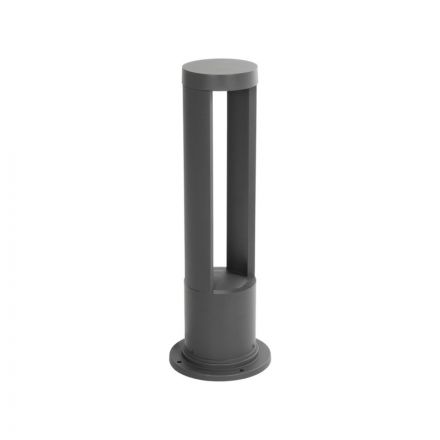 KIPARIO 90542 Φωτιστικό Κολωνάκι Κήπου LED 15W 1500lm 60° 2700K Γκρι Ανθρακί