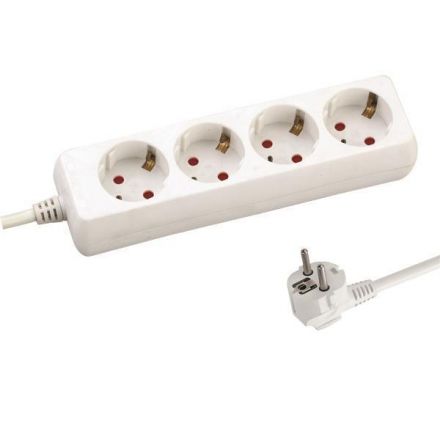 Πολυπριζο 4 Θεσεων Με Καλωδιο 3X1,5Mm 3M Με Προστασια Επαφων