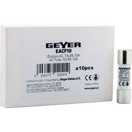 GEYER Ασφάλεια AC10x38 10Α