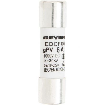 GEYER Ασφάλεια DC10x38 6Α
