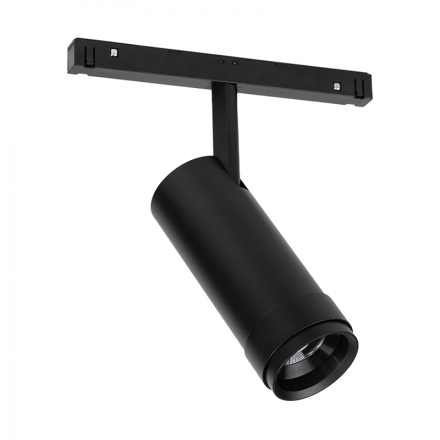 ACA Μαγνητικό Spot Ράγας Zoomable 48V DC 20W 4000K 1680Lm MAX. 20-50° Osram RA90 Φ58*152mm