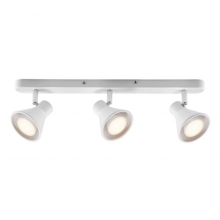 Επίτοιχο Spot LED 3xGU10 Eik Μεταλλικό Λευκό
