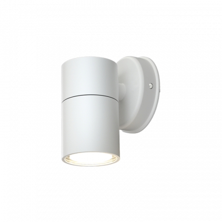 InLight Eklutna 1xGU10 Outdoor Wall Lamp White D:11.3cmx11.3cm (80200524)