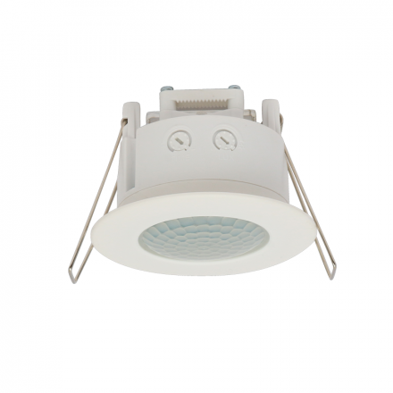 ACA Ανιχνευτής Κίνησης Υπερυθρων Χωνευτός 230V IP65 360° 8m Max Λευκός