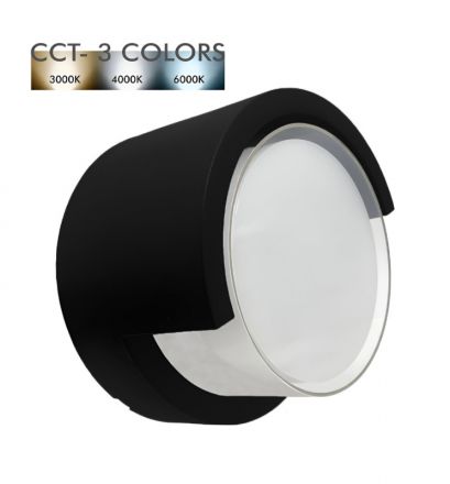 Επιτοίχιο Φωτιστικό LED 15W CCT Στρογγυλό