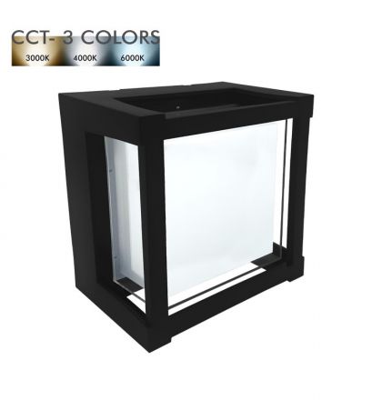 Επιτοίχιο Φωτιστικό LED 15W CCT Τετράγωνο