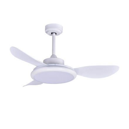 Ανεμιστήρας Οροφής Λευκός με LED Φως & Κοντρόλ Φ107 DC 35W