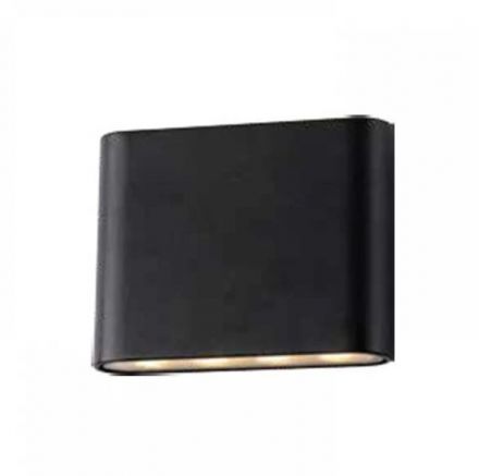 Eurolamp Επίτοιχη Απλίκα LED 6W Αλουμίνιο IP54 Vision