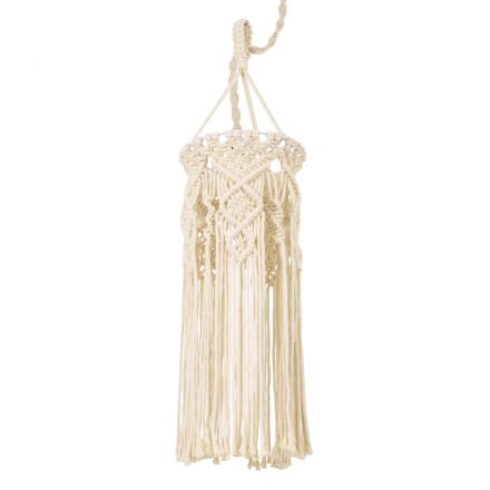 BAHRI 36211 Boho Κρεμαστό Φωτιστικό Οροφής με Ντουί 1xE27 IP20 Μπεζ