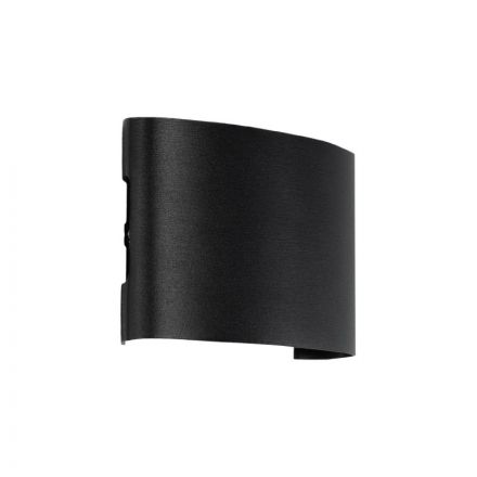 SIXOAD 60677 Μοντέρνο Φωτιστικό Τοίχου Απλίκα LED 8W 1000lm 30° 2700K Μαύρο Ματ