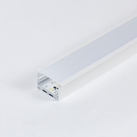 Γραμμικό Χωνευτό Φωτιστικό 48W 1,2m 4000K 24V 50X30 Λευκό