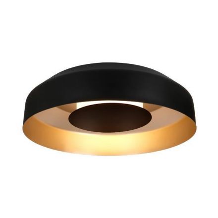 Πλαφονιέρα 20W 3000K 1482Lm Φ400mm Μαύρο-Χρυσό ARTE ILLUMINA STIGMA