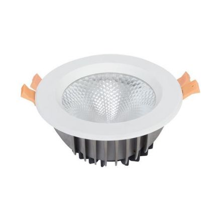 Spot Χωνευτό LED 10W Φ90 3CCT Λευκό Pro