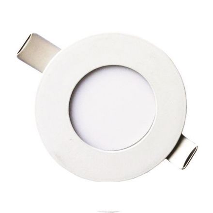 Φωτιστικό Χωνευτό LED Slim Φ85 3W 6500K Λευκο Plus