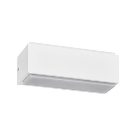 Απλίκα Τοίχου Αλουμινίου UP DOWN LED 10w Λευκή 