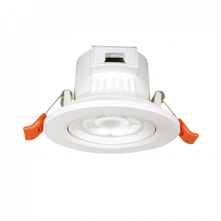 ACA LED SMD Χωνευτό Panel Οροφής Στρογγυλό FALKO 7W