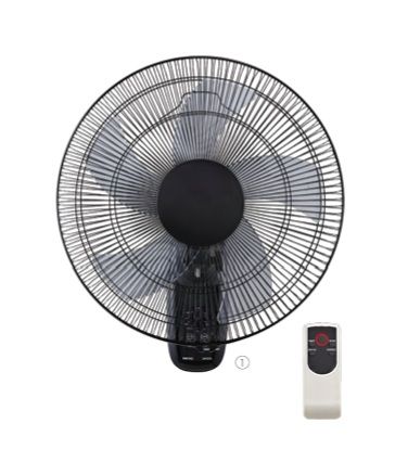 Ανεμιστήρας Επίτοιχος Φ45 50W με διάφανα πτερύγια - Μαυρος